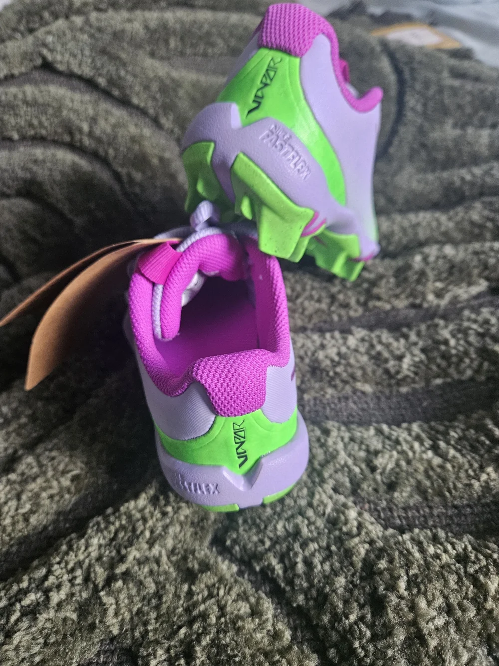 Nike Kids Shoes Size 10C Purple Pink Green Sneakers HJ4573-500 New With Tags